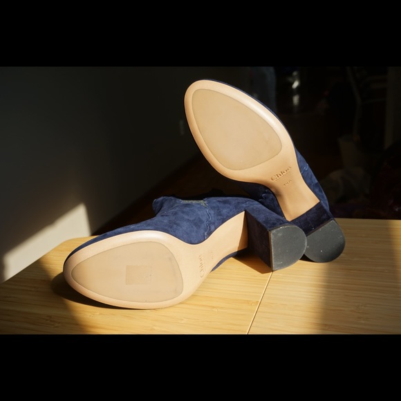 Chloe Lauren Scalloped Suede Ankle Boot NWT 40.5 - Picture 4 of 6